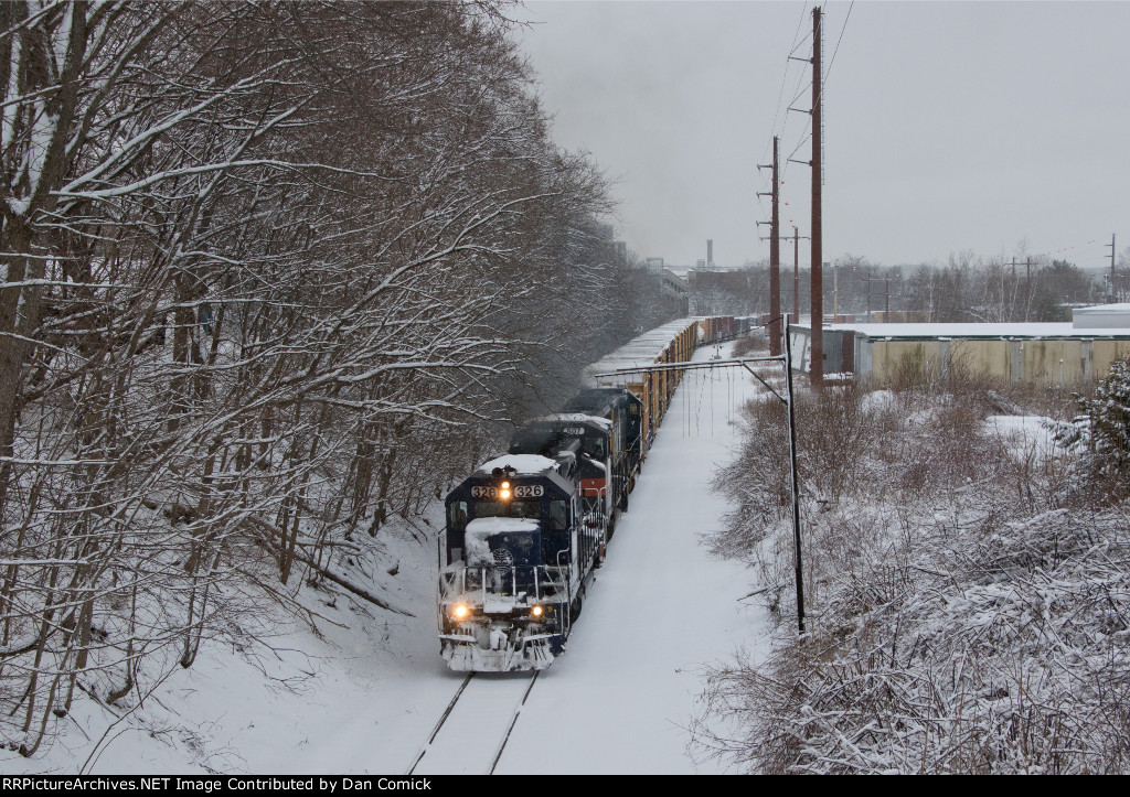 PORU with BM 326 at Riverside St.